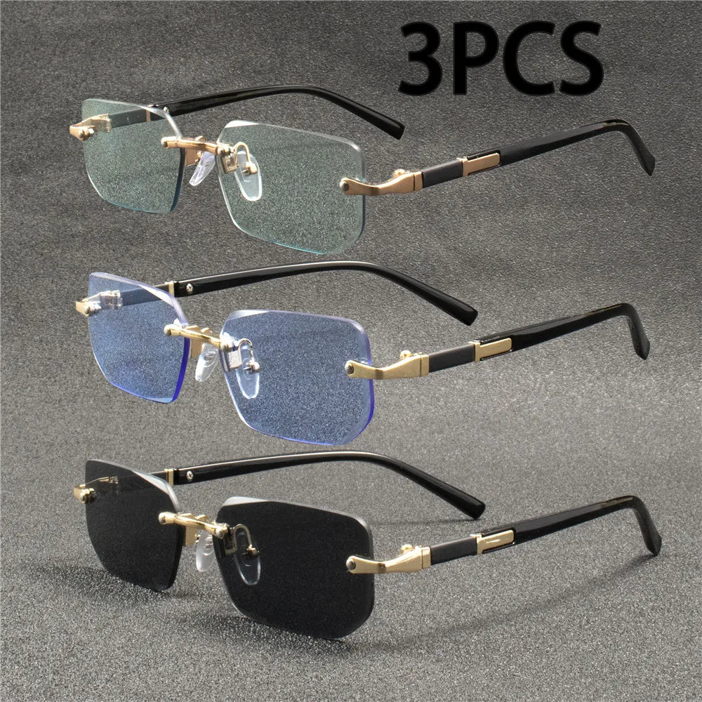 Éclipse Riviera – Rimless Square Edition | Gafas premium, diseño ligero y estilo sofisticado