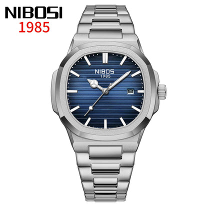 Titan Vanguard – Square Steel Edition | Reloj masculino premium, resistente al agua y diseño sofisticado