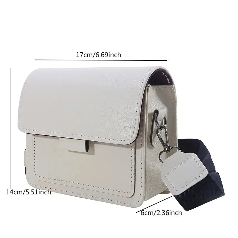 Valeria Montblanc – Classic Crossbody Edition | Bolso de piel PU elegante, compacto y versátil