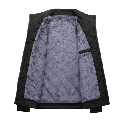 Martín Serrano – Diamond Fleece Edition | Chaqueta premium con forro polar, cálida y de corte moderno.
