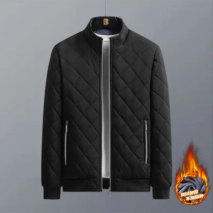 Martín Serrano – Diamond Fleece Edition | Chaqueta premium con forro polar, cálida y de corte moderno.