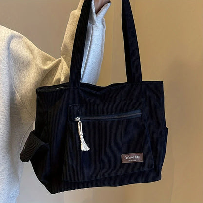 Clara Montblanc – Corduroy Urban Edition | Bolso de pana premium, amplio, funcional y estilo retro