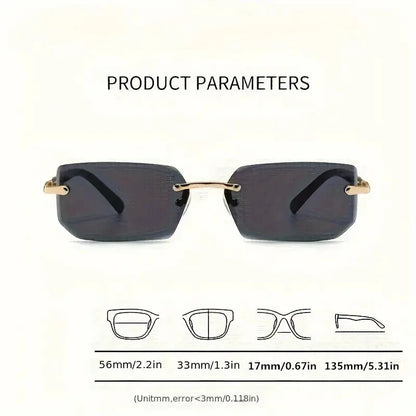 Éclipse Riviera – Rimless Square Edition | Gafas premium, diseño ligero y estilo sofisticado