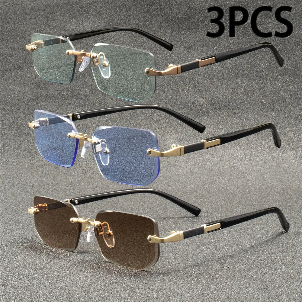 Éclipse Riviera – Rimless Square Edition | Gafas premium, diseño ligero y estilo sofisticado