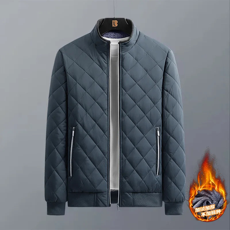 Martín Serrano – Diamond Fleece Edition | Chaqueta premium con forro polar, cálida y de corte moderno.
