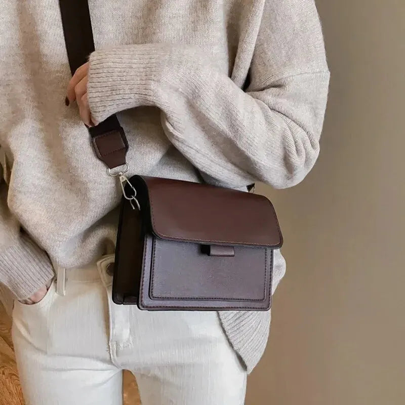 Valeria Montblanc – Classic Crossbody Edition | Bolso de piel PU elegante, compacto y versátil