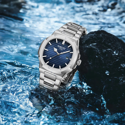 Titan Vanguard – Square Steel Edition | Reloj masculino premium, resistente al agua y diseño sofisticado