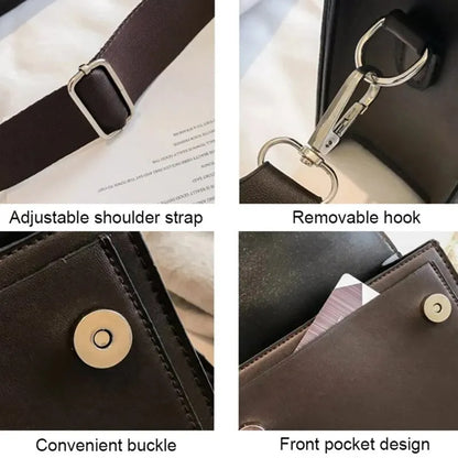 Valeria Montblanc – Classic Crossbody Edition | Bolso de piel PU elegante, compacto y versátil